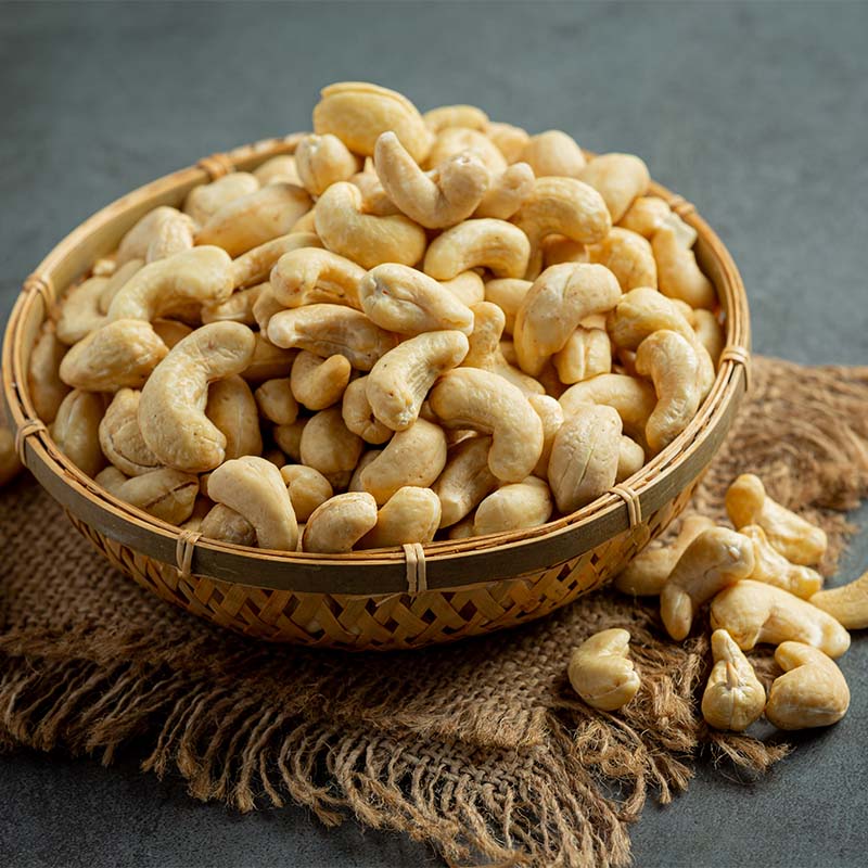 Cashew nuts,